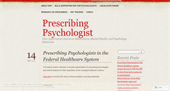 Desktop Screenshot of prescribingpsychologist.com
